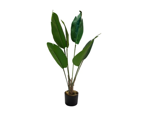 [MCH.PLT.0206] PLANTA ARTIFICIAL DECORATIVA STRELITZIA NICOLAI (90cm)